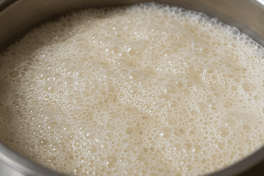 발효중인 막걸리