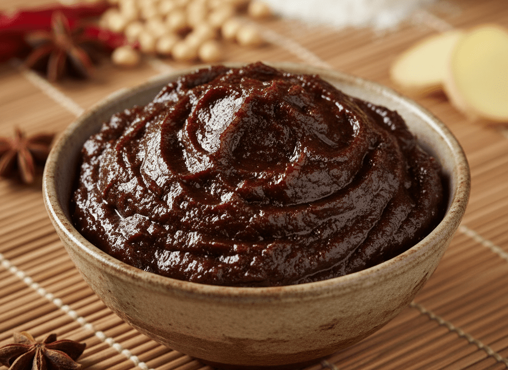 소스그릇에 담긴 첨면장