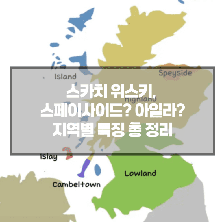 스카치 위스키, 스페이사이드? 아일라? 지역별 특징 총 정리
