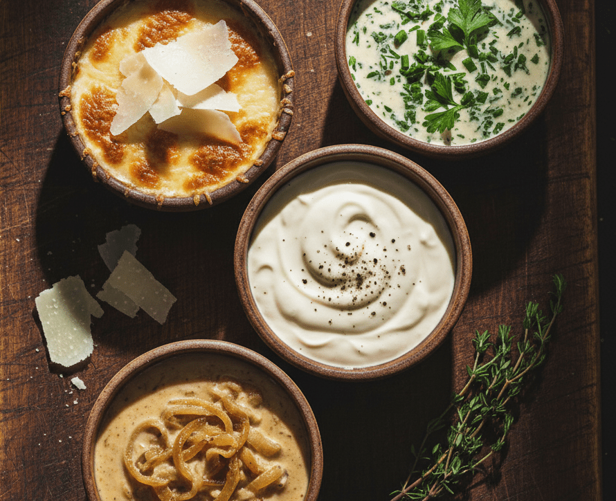 베샤멜_파생 소스들