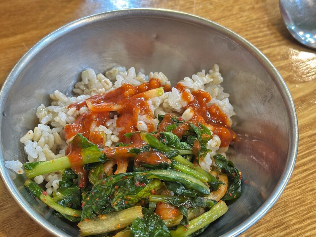 봉평옹심이메밀칼국수_열무비빔밥1