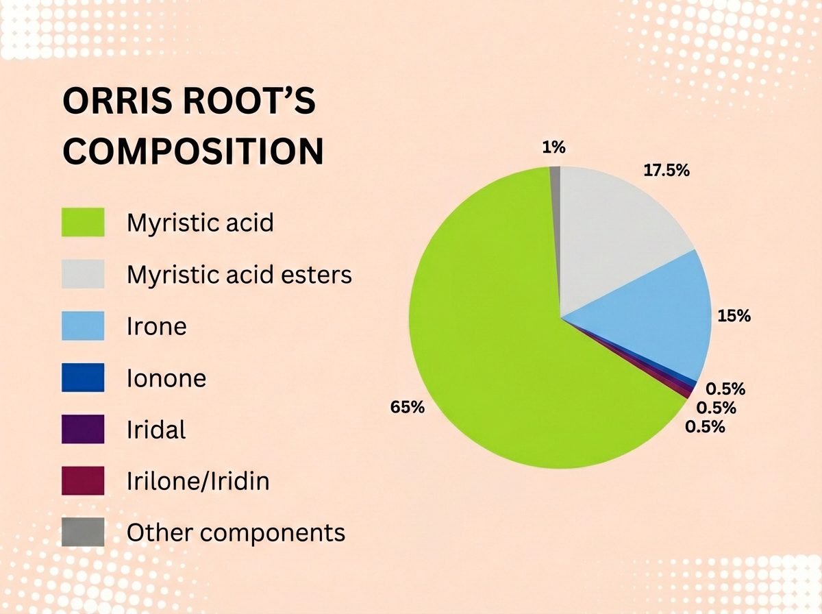 아이리스(오리스) 구성 성분