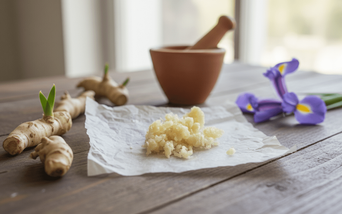 아이리스와 오리스 버터