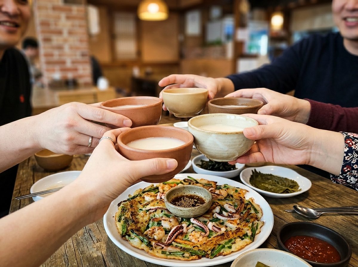 막걸리는 어떤 술? 동동주와의 차이와 다른 나라의 비슷한 술들 — 칼로리와 영양성분, 효능까지 총 정리 count(title)%, 막걸리 건배