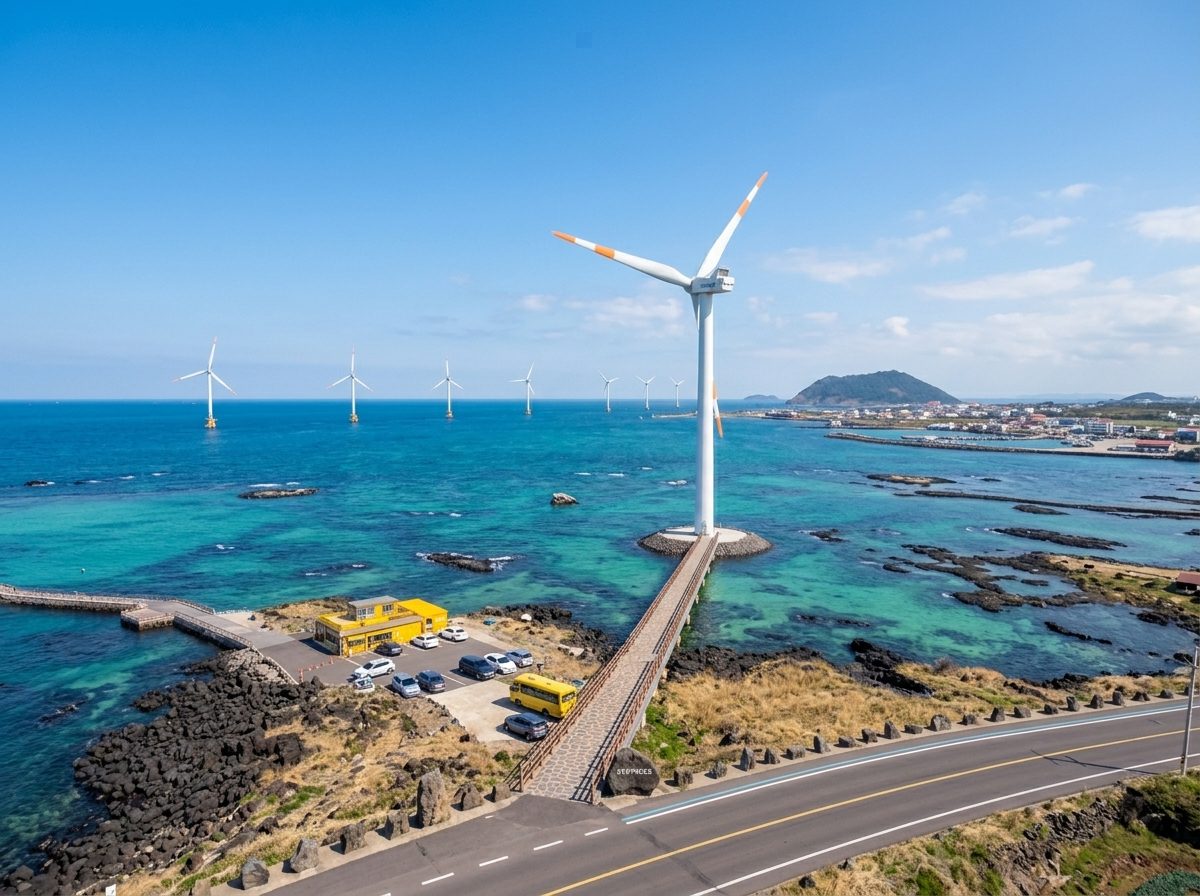 제주 북서쪽 가볼만한 곳, 애월,협재,한경 숨은 명소 총 정리 count(title)%, 신창풍차 해안도로