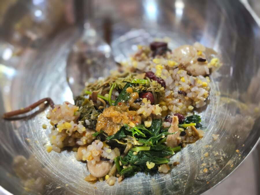 [경남/하동] 성남식당 - 삼성궁 근처 대통밥,지리산 산나물 정식 밥상 맛집 count(title)%, 하동 성남식당 대통밥 밥비벼서 scaled