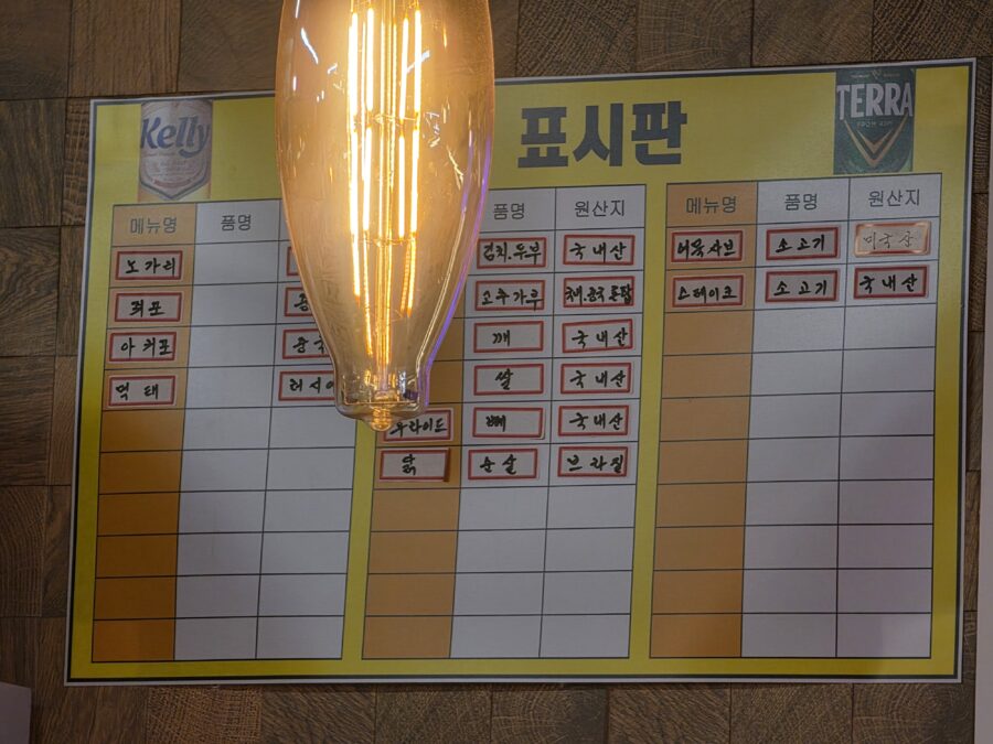 [서울/을지로3가] 수표교 호프 - 을지로 노가리 골목 셀프 생맥주 가성비 호프 맛집 3, 을지로3가 수포교 메뉴판 2 scaled
